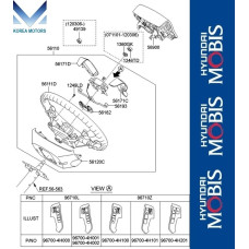 airbag module passenger for hyundai starex 2007-17